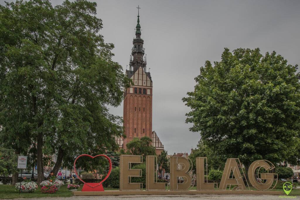 Elbląg atrakcje napis