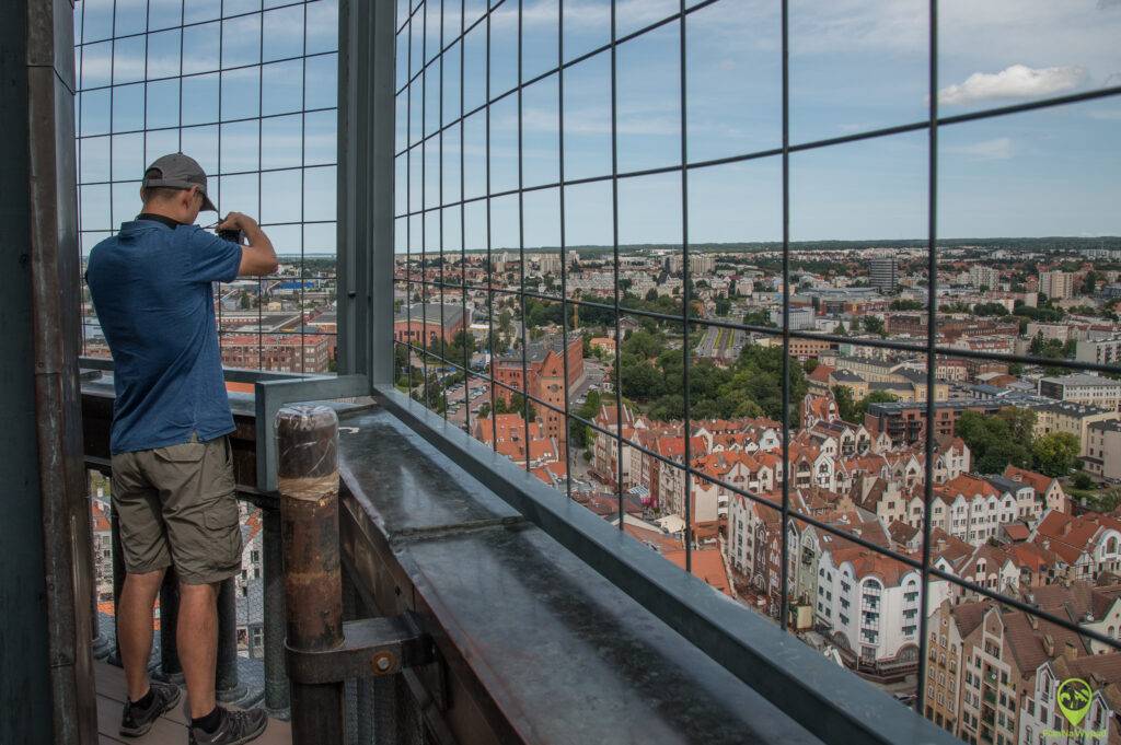 Elbląg atrakcje widok z wieży katedry