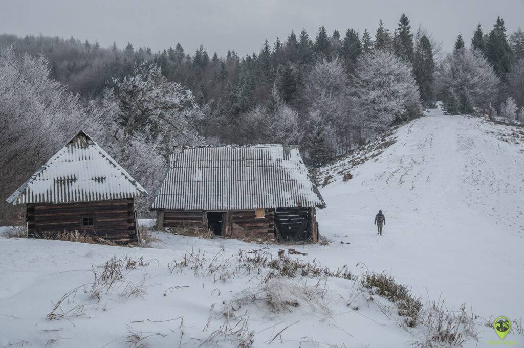 Beskid Sądecki zima