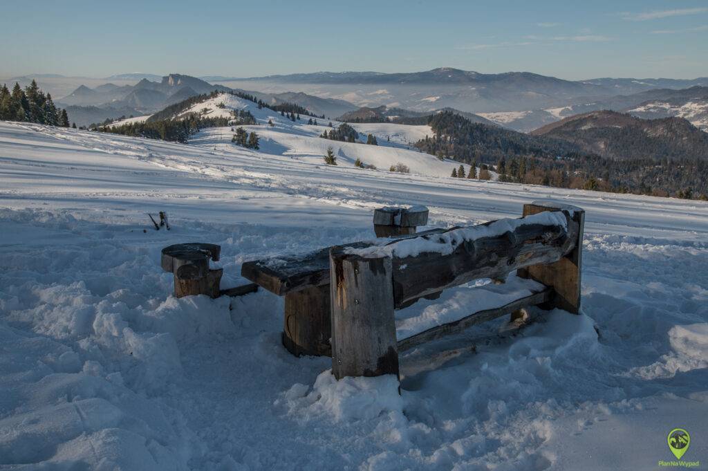 Wysoki Wierch Pieniny panorama ze szczytu