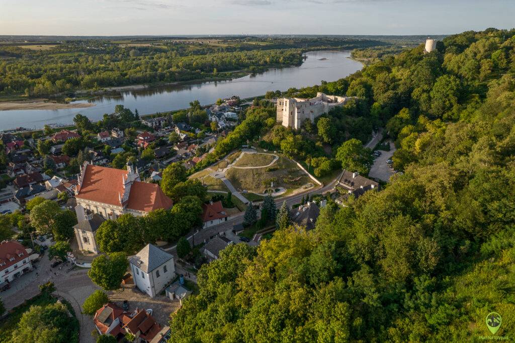 Kazimierz Dolny z lotu ptaka