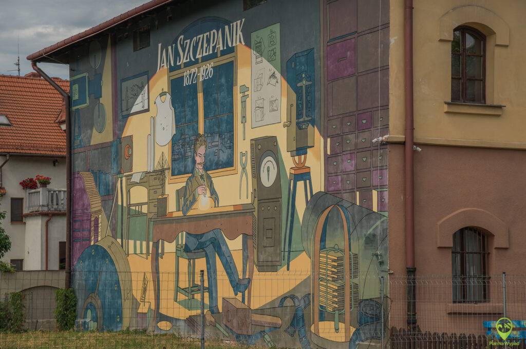 Mural Jana Szczepanika w Tarnowie.