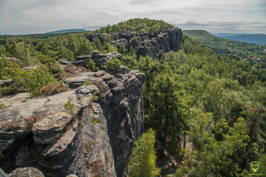 Czeska Szwajcaria atrakcje - Tiské stěny – skalne miasto i labirynt z piaskowca.