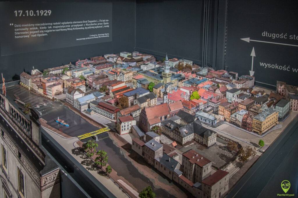 Makieta w muzeum Ratusz Opole - atrakcje historyczne miasta.